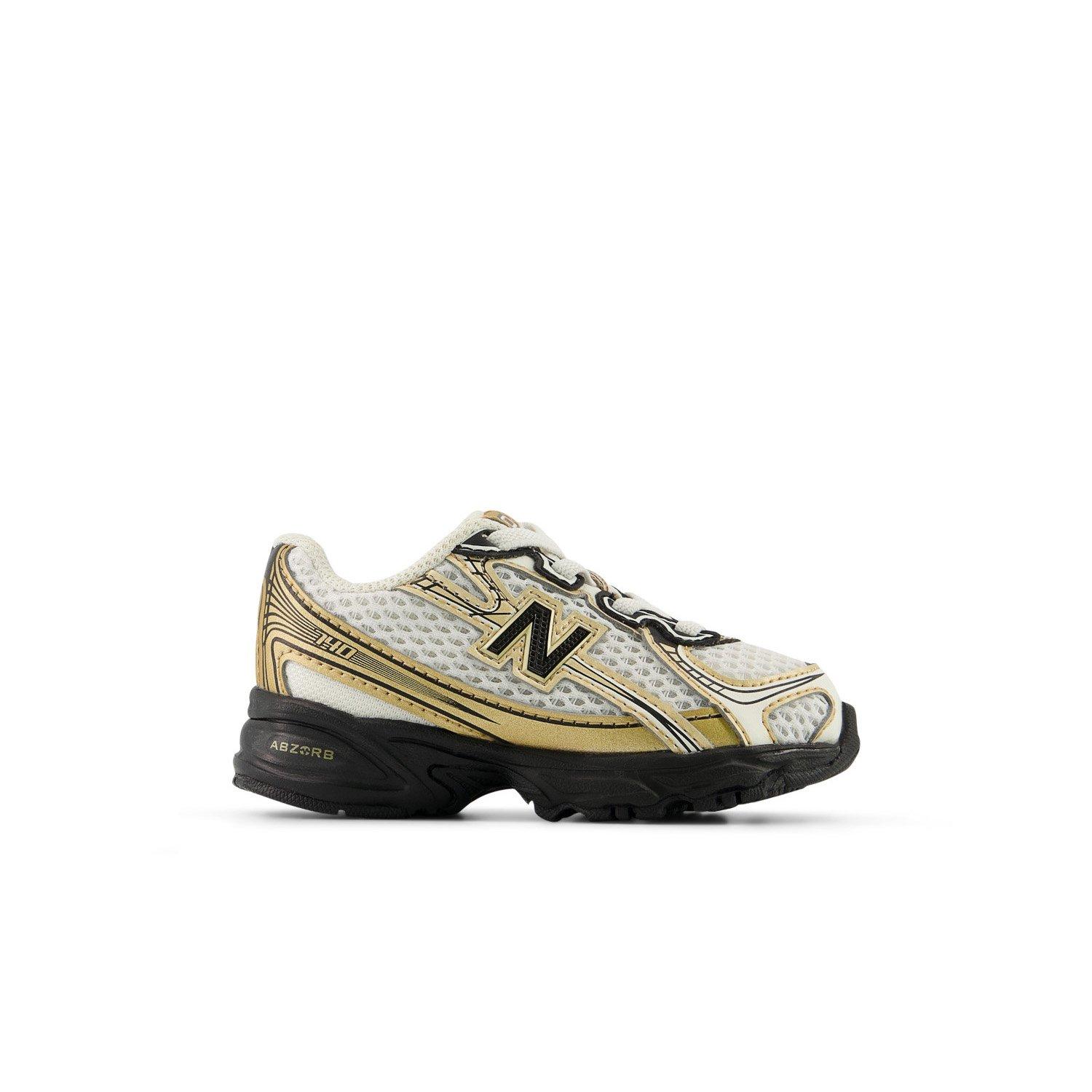 New Balance 740 "Sea Salt/Black/Gold" Toddler Boys' Shoe